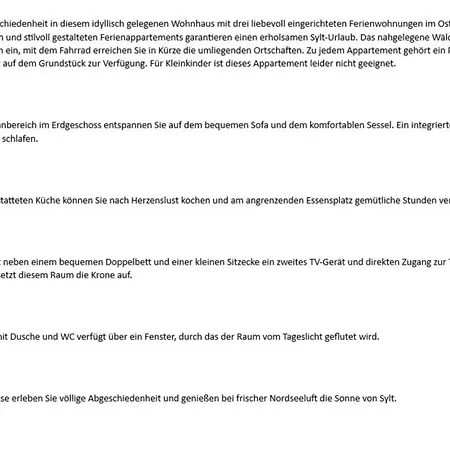 Suedwind - Osterweg 51, App 1 *